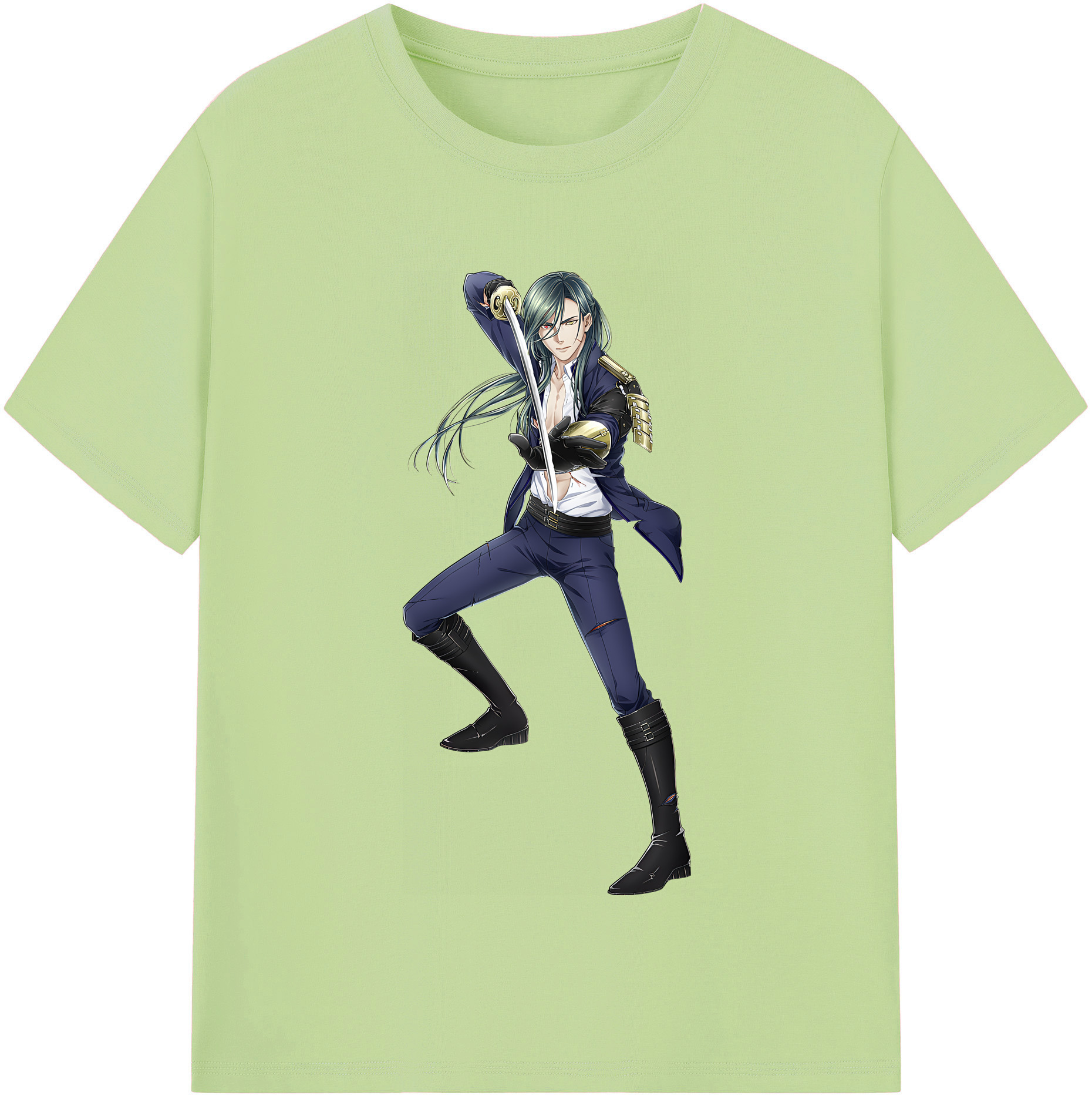 （画像用） 刀剣乱舞 Touken Ranbu 綿100％半袖Tシャツ（フロントプリント）